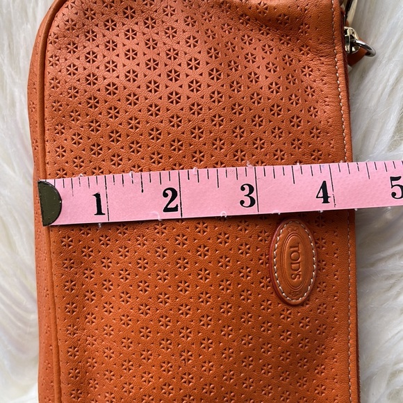 Tod’s Orange Leather Mini Handbag - Picture 10 of 15
